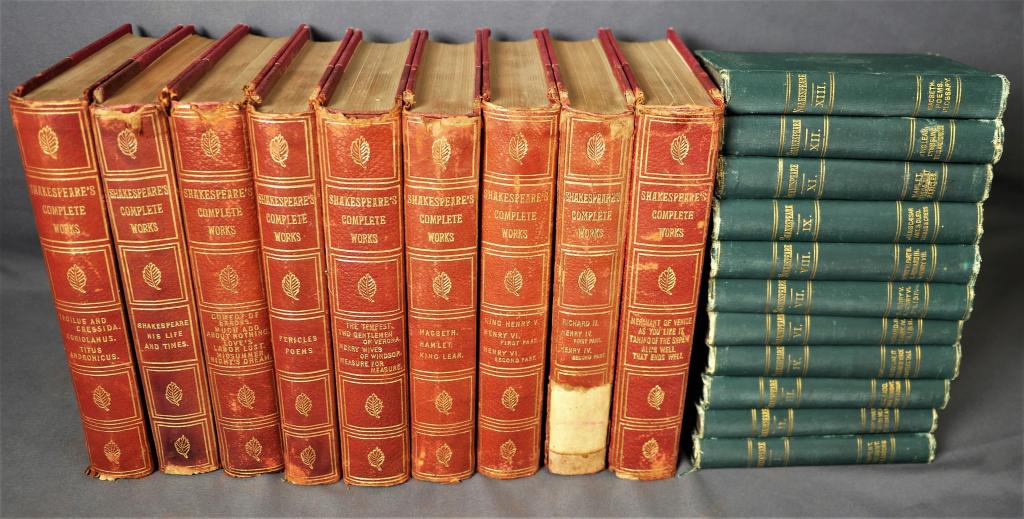 William Shakespeare two Antique Book Sets (1 of 8)