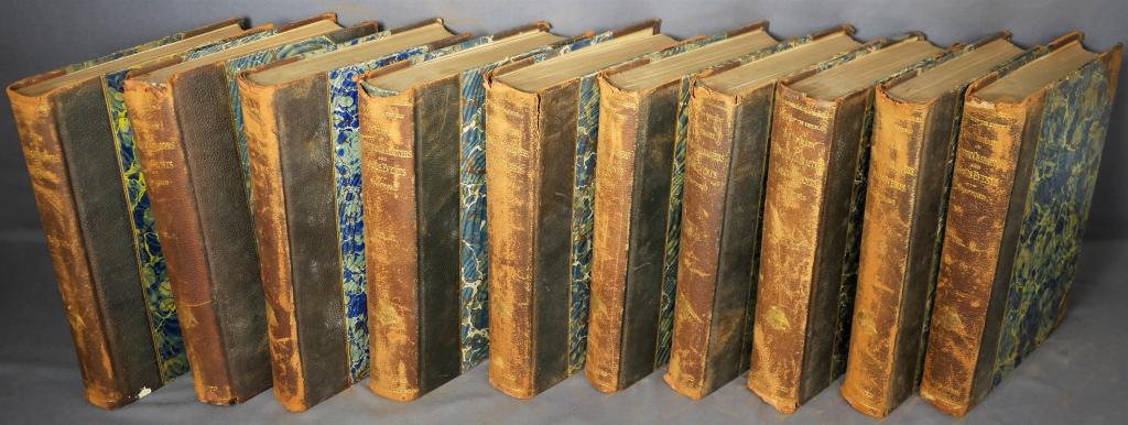The Library Of Historic Characters & Famous Events: Antique Book Set- The Library Of Historic Characters And Famous Events of All Nations and All Nations. Republic Edition. Limited to 1000 copies- #243. Edited by Spofford. Published in 1895 by William 