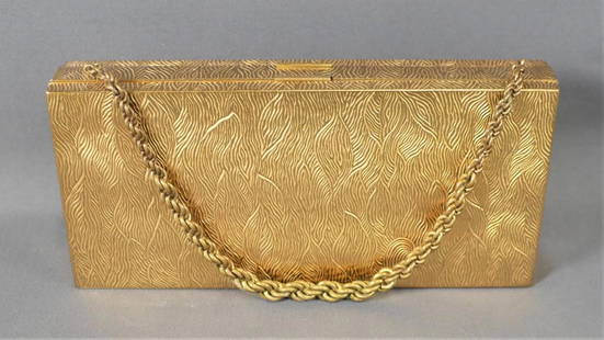 Vintaeg Evans Carryall Compact Purse: Vintage Evans Gold Toned Carryall Compact Purse. Good overall condition.