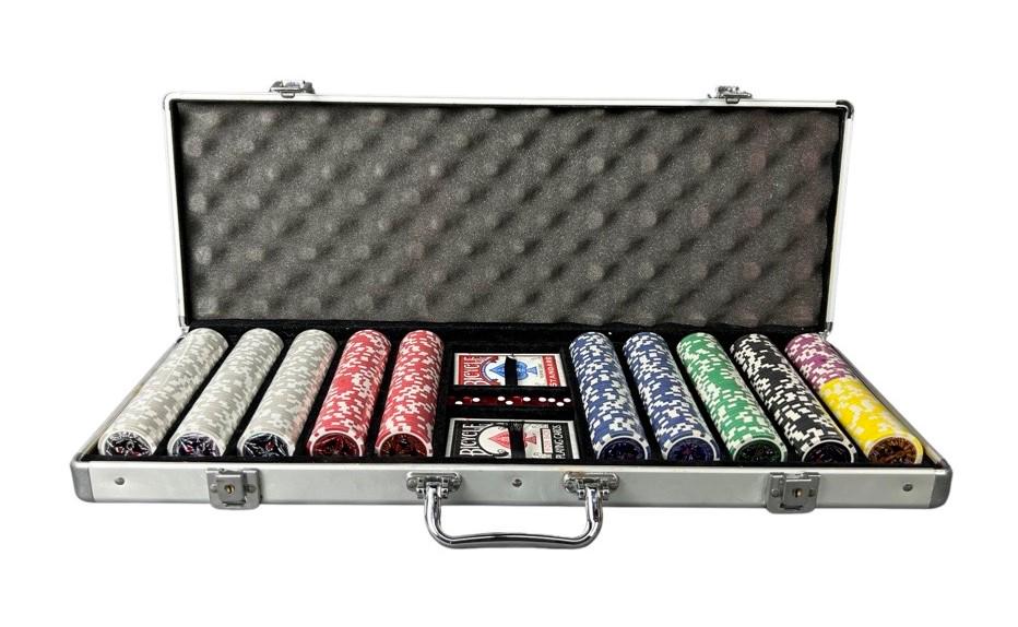 Poker Chip Set in Aluminum Case (1 of 3)