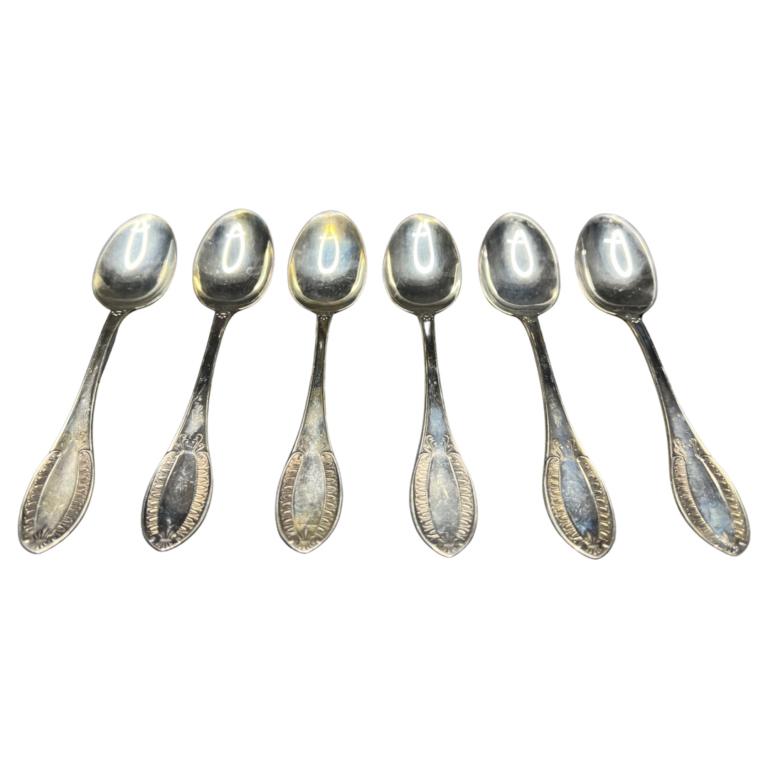 Vintage .800 Silver Spoons- Set of 6 (1 of 3)