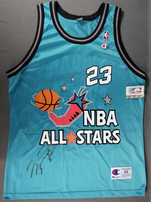 Michael Jordan All Star Nba Autographed Jersey