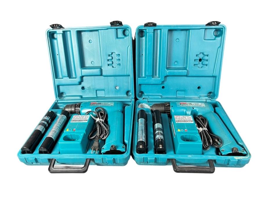 Makita -2 Sets of 9.6 Volt Drill/ Driver & Charger (1 of 3)