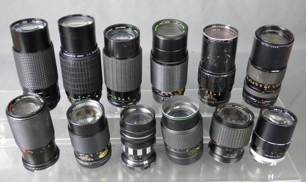 Group of Vintage Camera Lenses (1 of 4)