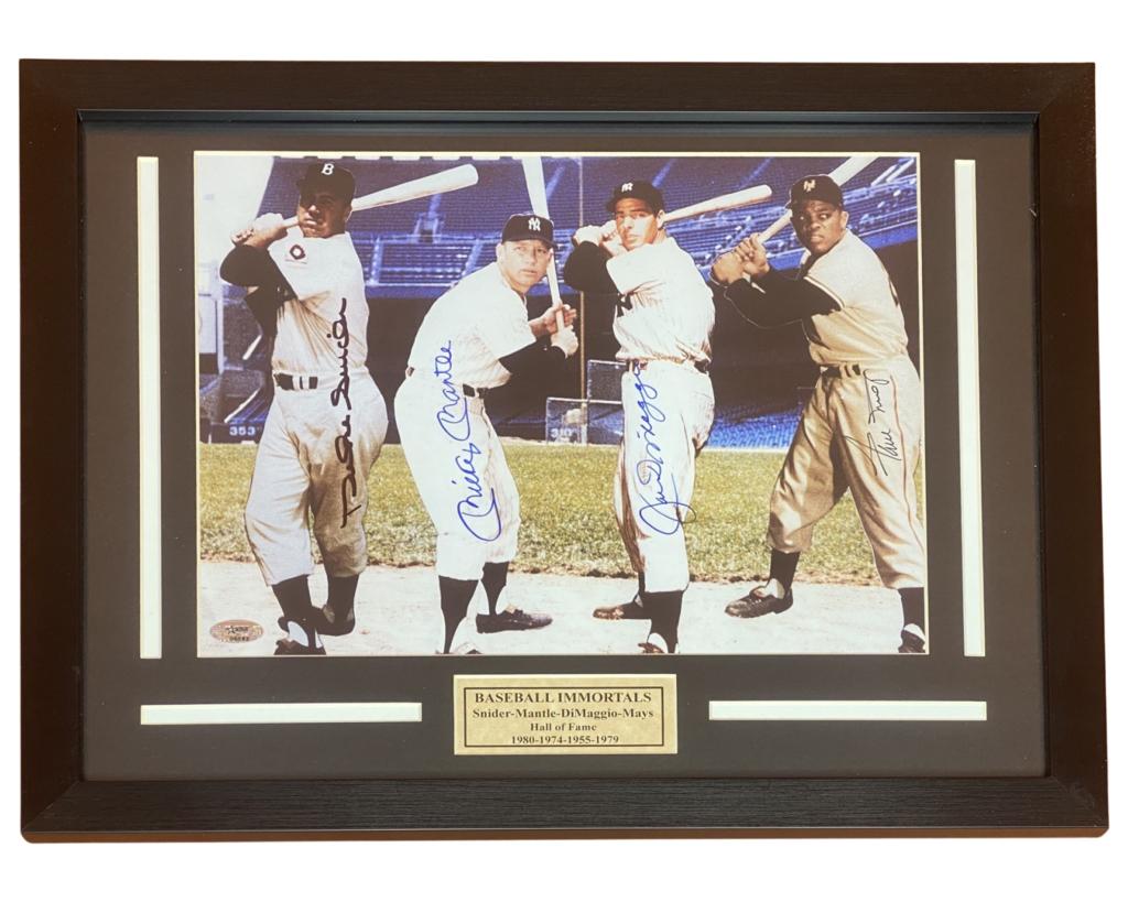 Baseball Immortals Hall of Famers Signed Photo (1 of 5)