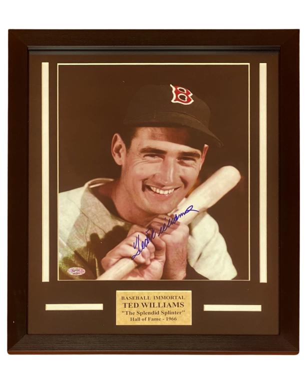 Ted Williams Signed/ Autographed Photograph (1 of 4)