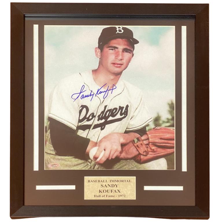 Sandy Koufax Signed/ Autographed Framed Photograph (1 of 4)