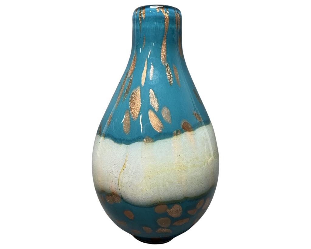 Lenox 14" Crystal Art Glass Seaview Horizon Vase (1 of 4)