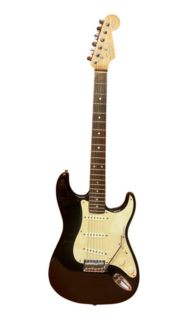 Fender Squier Stratocaster Bullet Series Guitar: Fender Squier Stratocaster Bullet Series Electric Guitar. Good overall condition, minor age related wear.