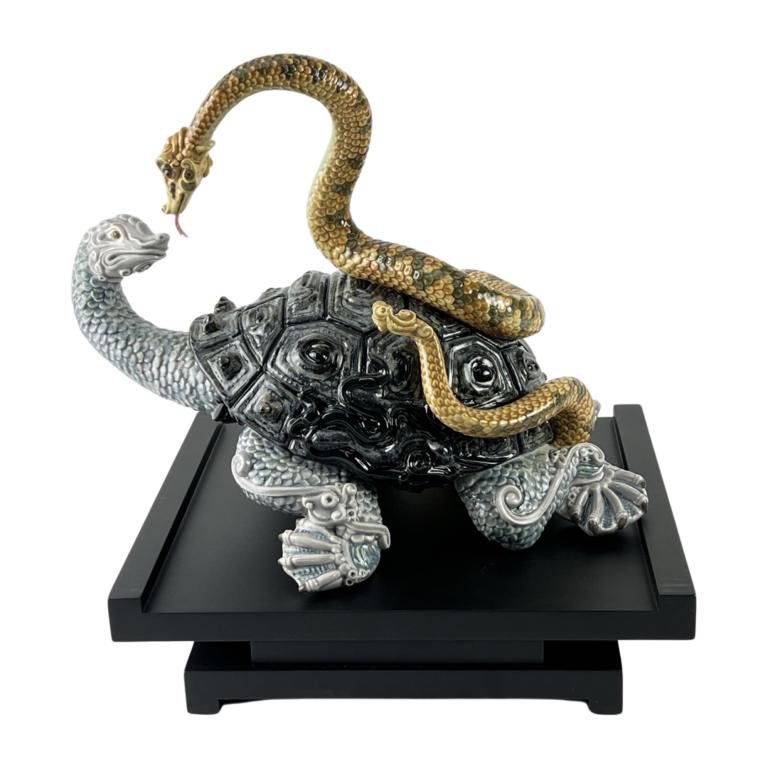 Lladro #8564 Mysterious Snake and Turtle Figurine (1 of 13)