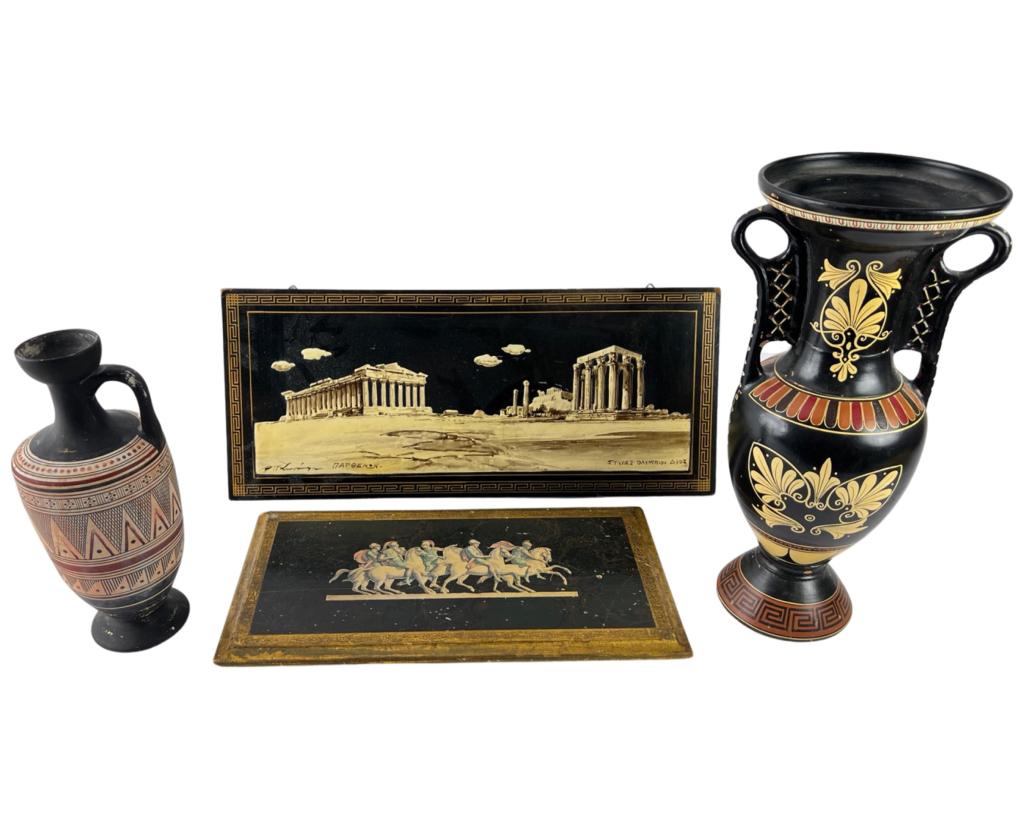 Greek Art Pottery Vases & Wall Art Plaques (1 of 13)