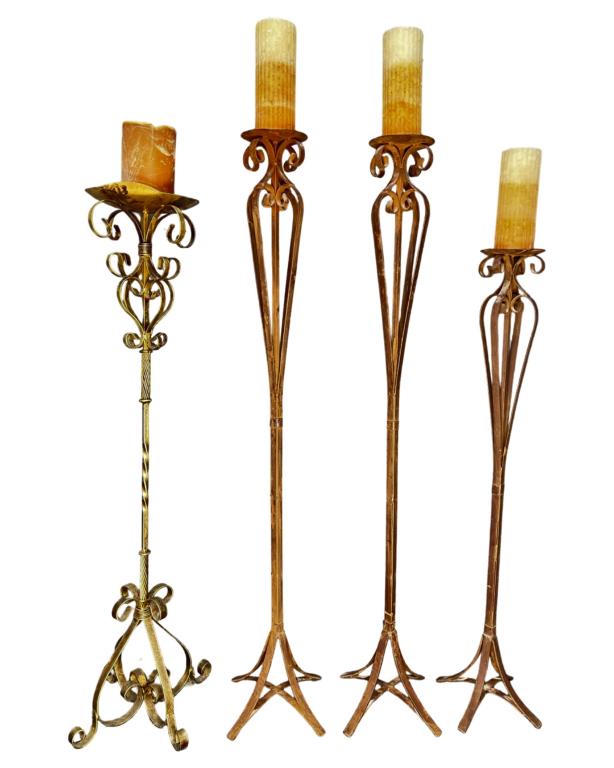 Vintage Floor Standing Candelabras/ Candle Holders (1 of 1)