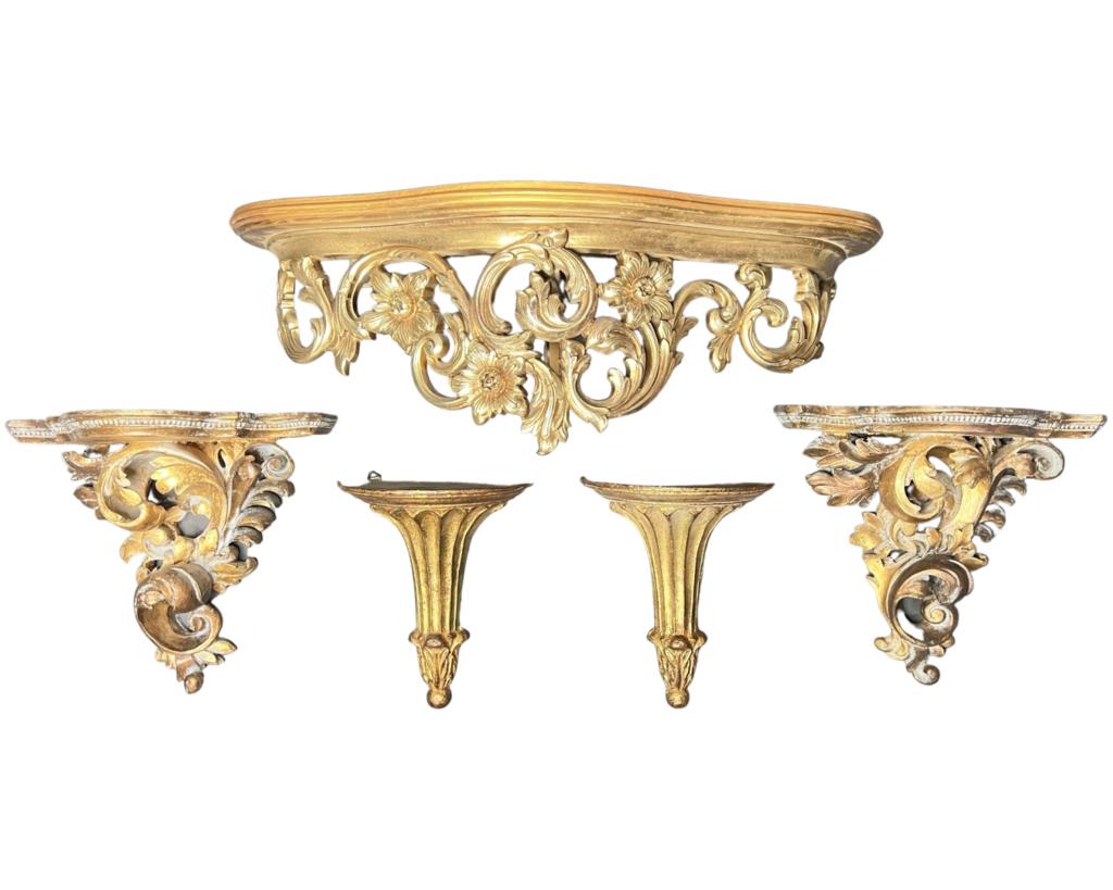 Vintage Ormolu Wall Bracket/ Floating Shelves (1 of 7)