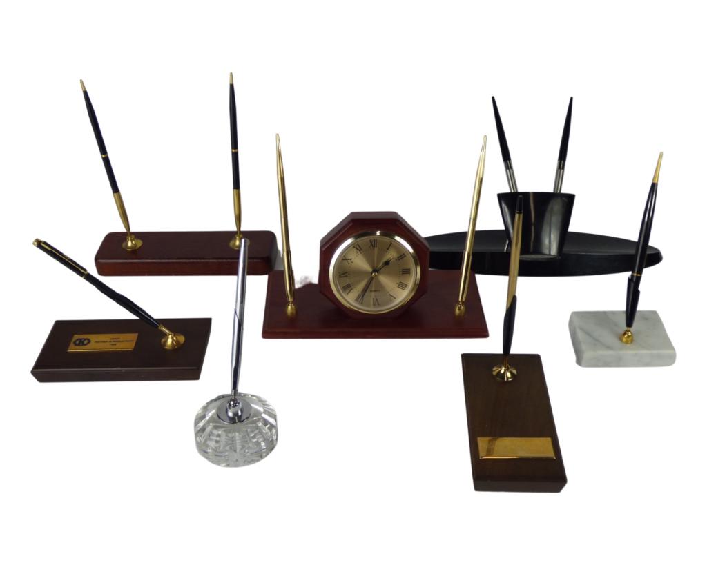 Vintage Pen Desk Sets- Cross, Crystal (1 of 6)