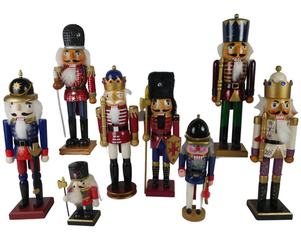 Christmas Holiday Wooden Nutcracker Figurines (1 of 10)