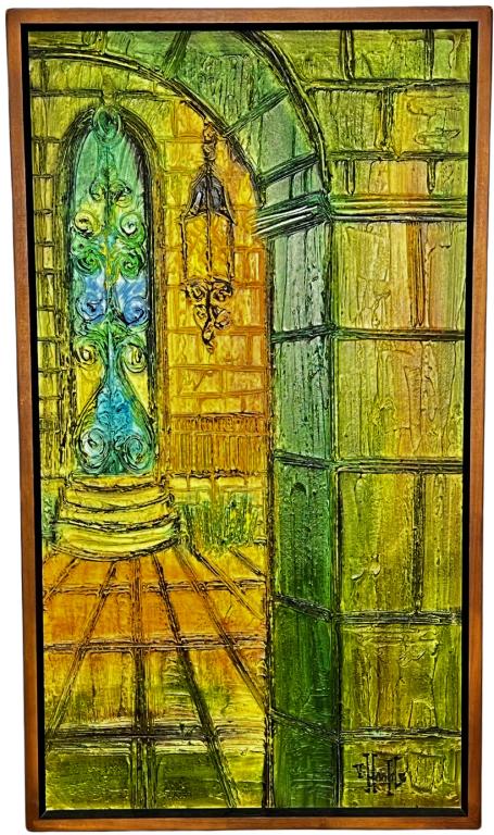 Van Hoople - Mid Century Modern Oil Painting (1 of 3)