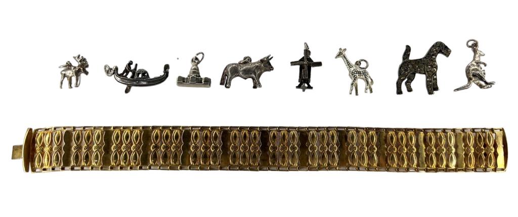Sterling Silver Jewelry- Bracelet & Lucky Charms (1 of 12)