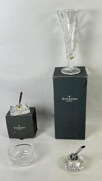 Waterford Crystal- Vase, Pen Holders & Bowl (1 of 10)