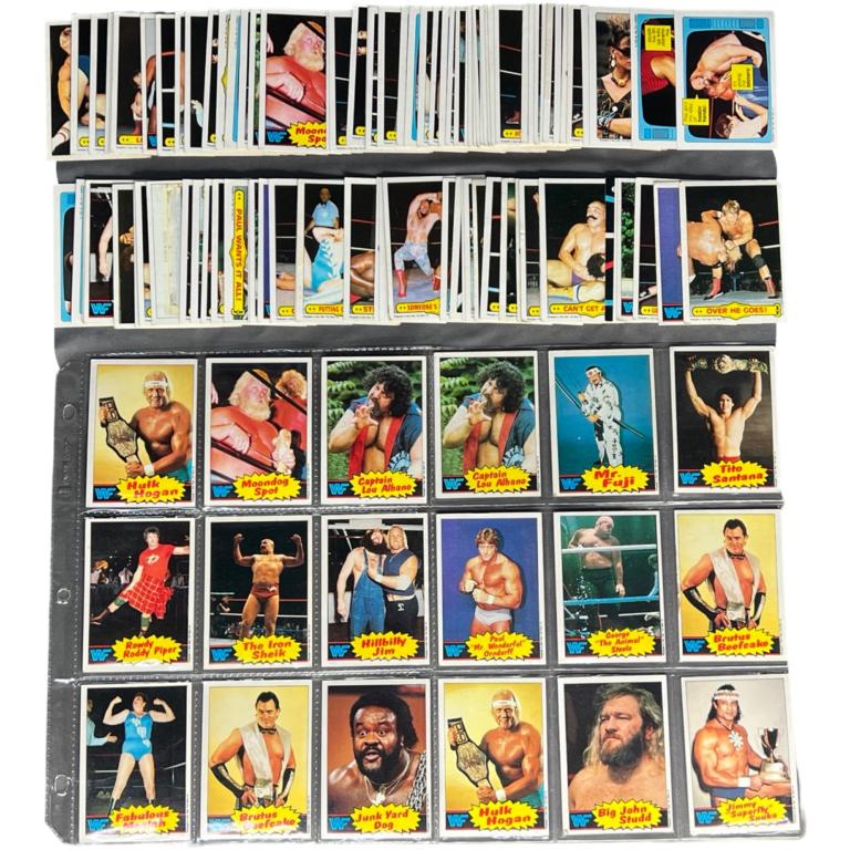 1985 Topps Wrestling Superstars 115 Cards- Hogan (1 of 3)
