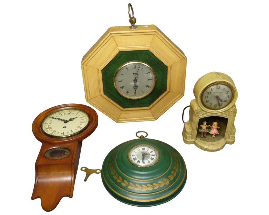 Group of Vintage Wall & Mantel Clocks (1 of 12)