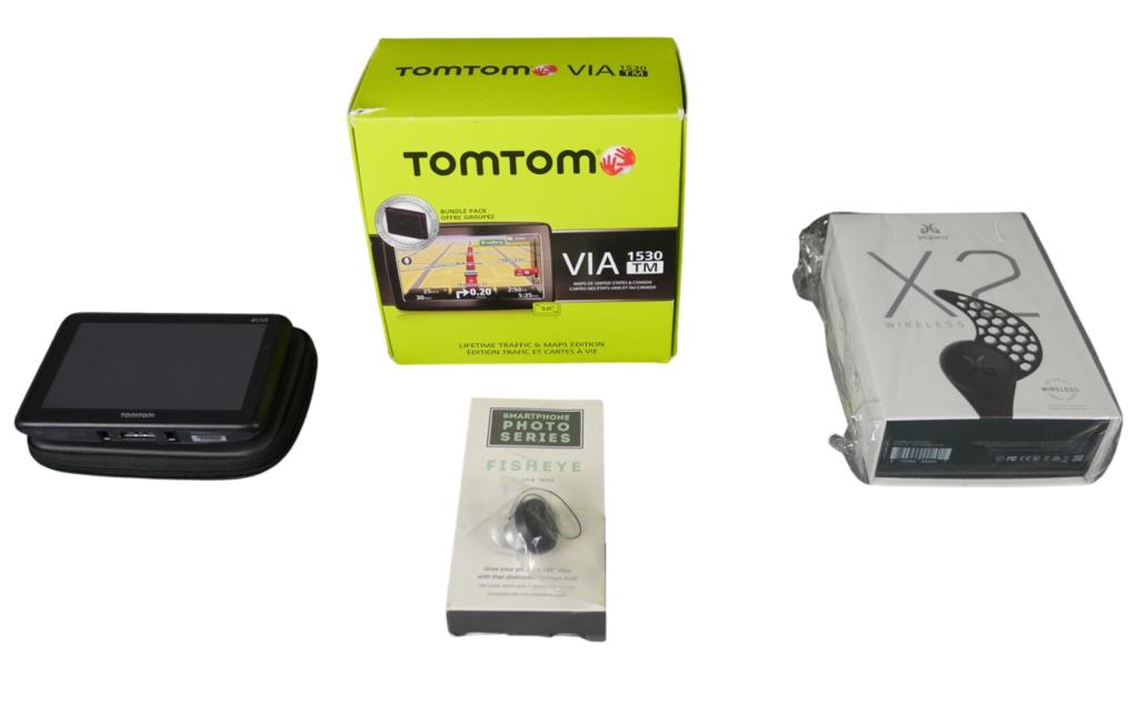 TomTom GPS Navigation, JayBird Headphones, Fish E (1 of 5)