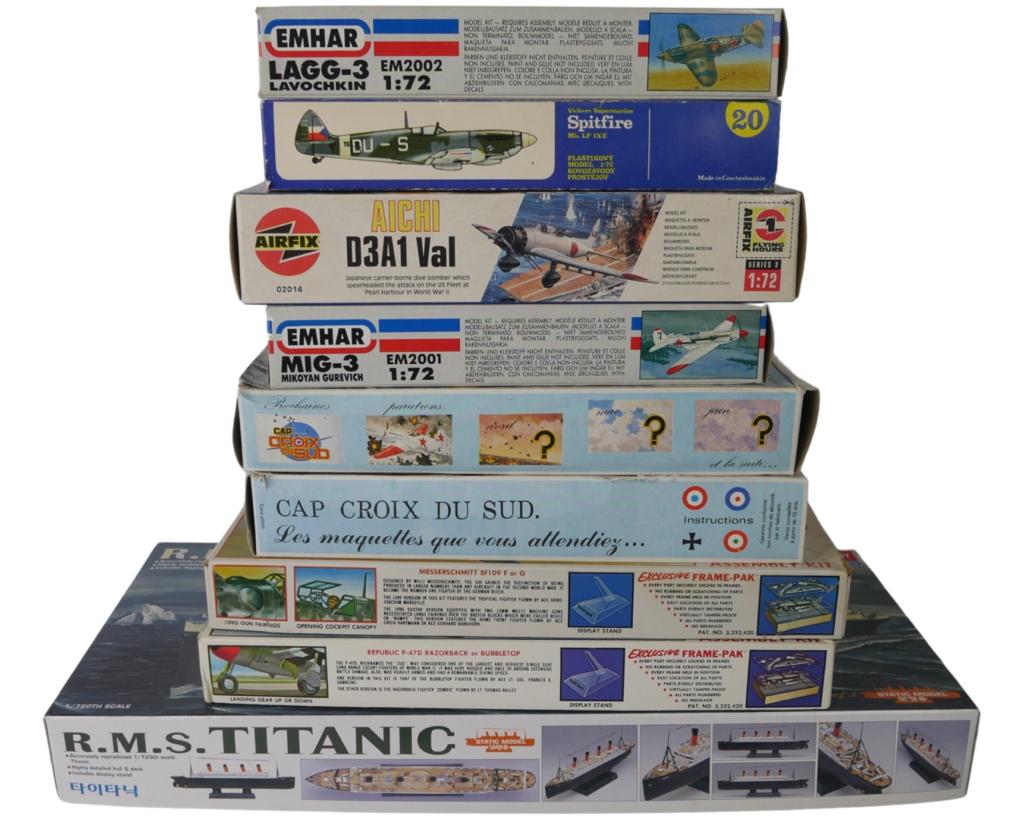 Vintage Plastic Model Kits- Airplanes & Titanic (1 of 6)