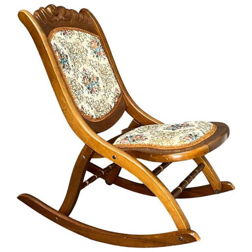 Albert M. Lock & Son Folding Rocking Chair