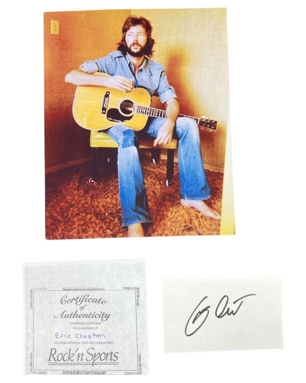 Eric Clapton Autograph/ Signature with Photo (1 of 3)