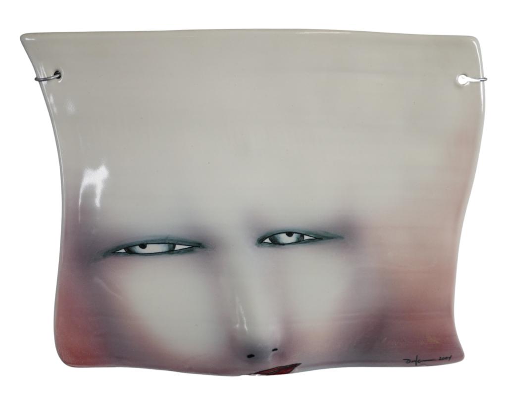 Bing Gleitsman Art Pottery 3D Face Wall Plaque (1 of 3)