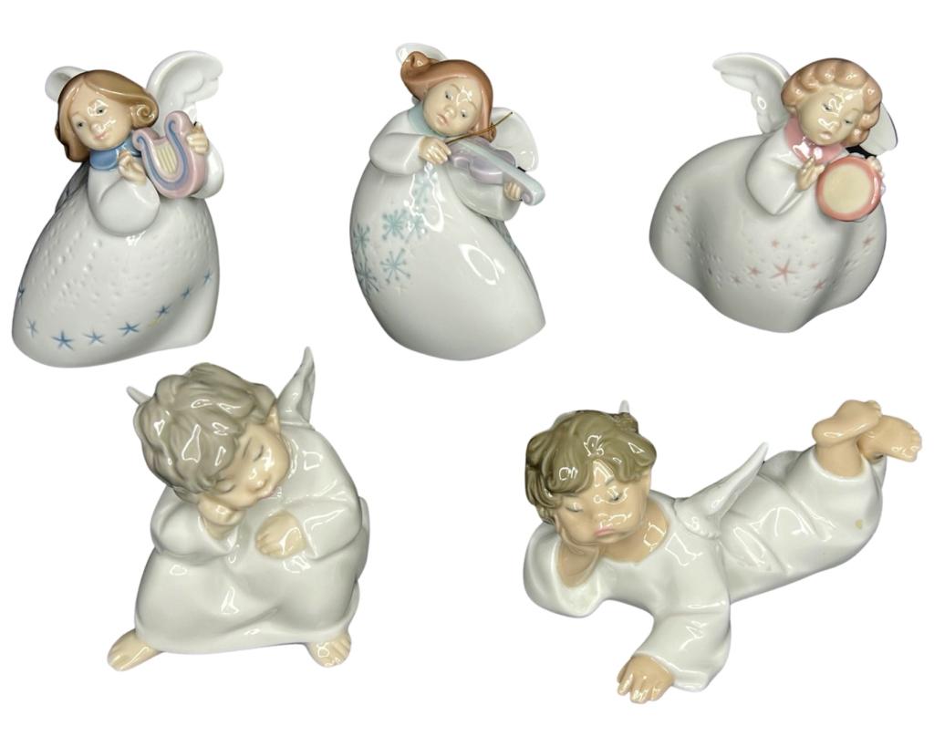 Lladro- Group of Little Angel Porcelain Figurine (1 of 7)