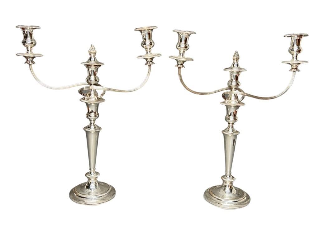Antique Barker-Ellis Silverplate Candelabras (1 of 4)