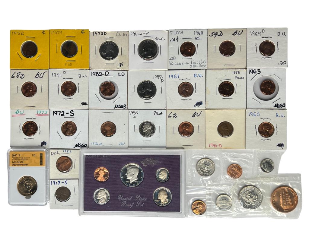 US Coins, Proof & Mint Sets, SGS MS70 Dollar (1 of 4)