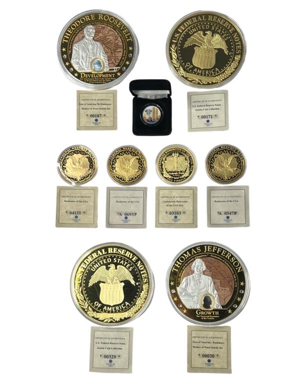American Mint Commemorative Coins incl. Jumbo (1 of 10)