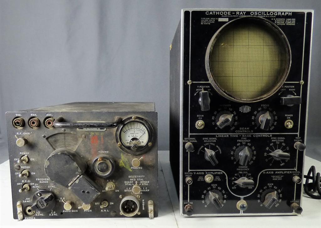 Cathode-Ray Oscillograph & US Army Radio Receiver (1 of 8)