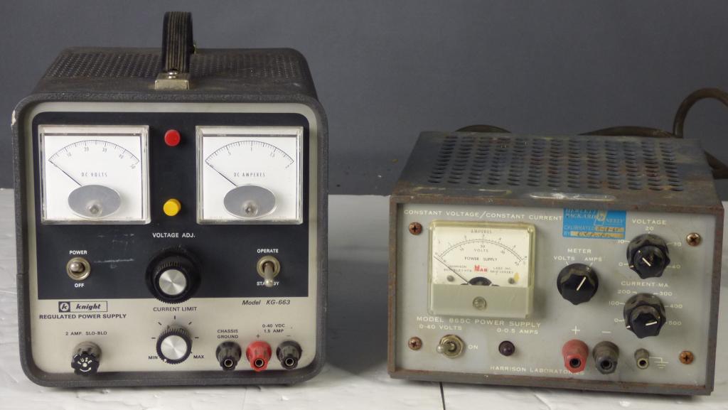 Vintage Knght & Harrison Regulated Power Supplies (1 of 12)