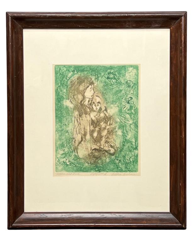 Bethia Brehmer "Mother & Child" LE Signed Etching (1 of 3)