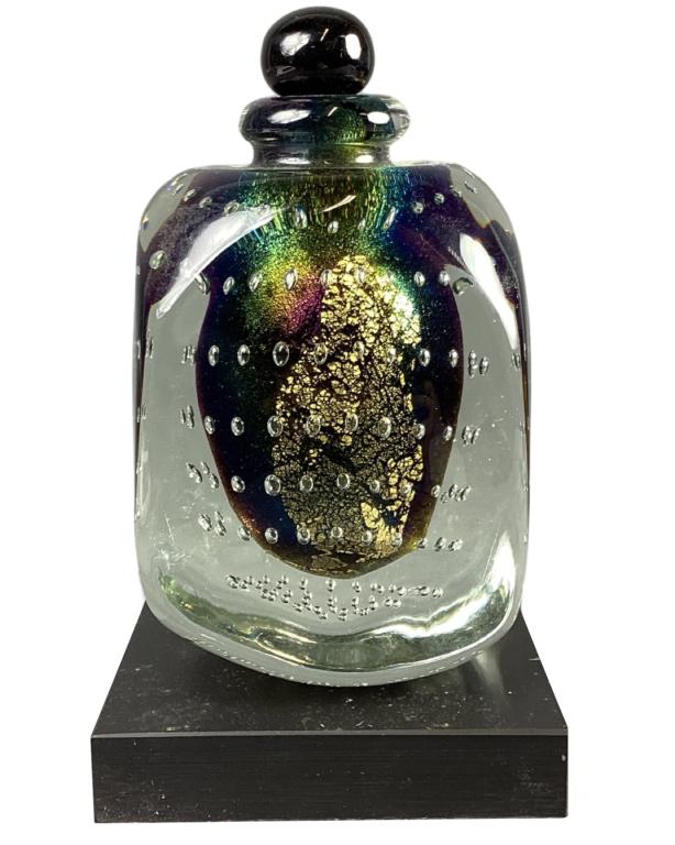 Robert Eickholt Art Blown Glass Perfume Bottle (1 of 6)