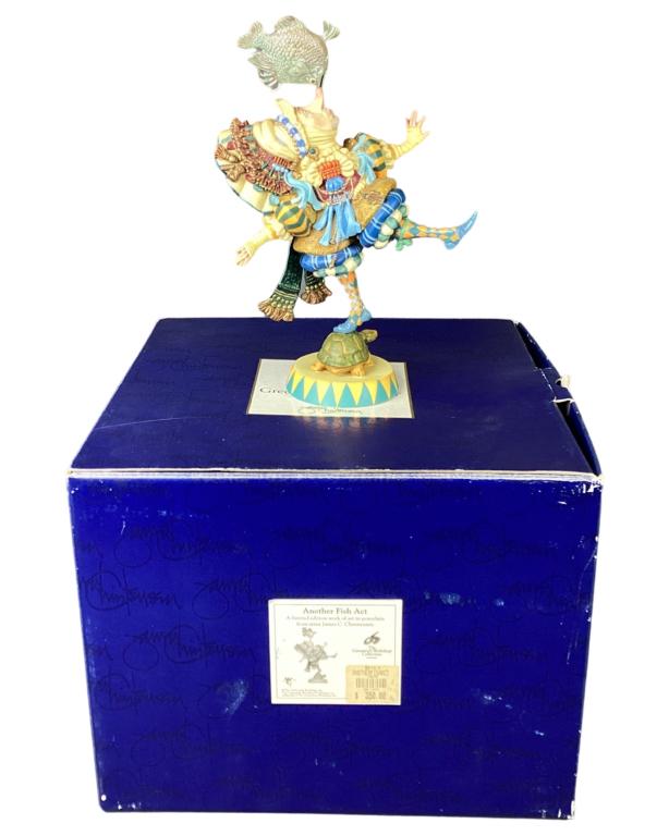 James C. Christensen "Another Fish Act" Figurine (1 of 5)