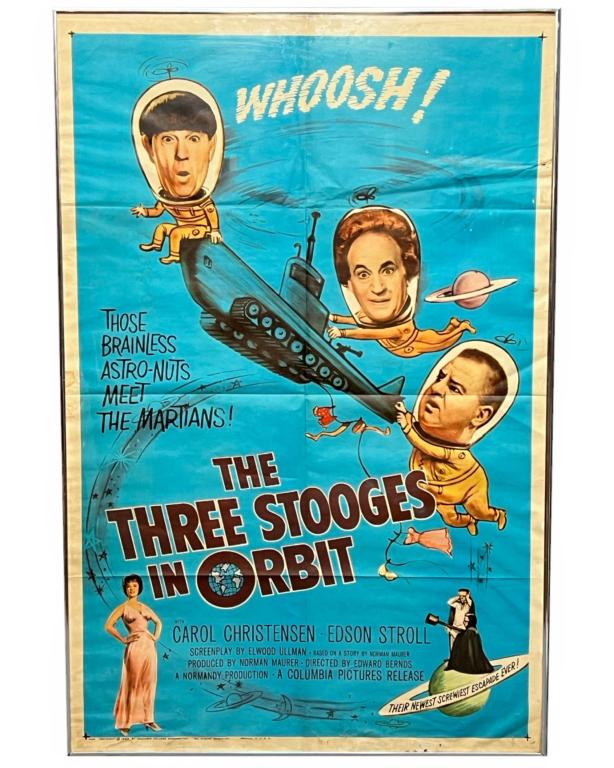 The Three Stooges in Orbit 1962 Original Poster (1 of 3)