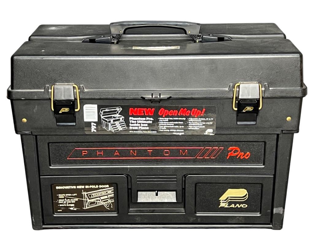 Large Plano Phantom Fishing Tuckle Box Full Of Sup (1 of 8)