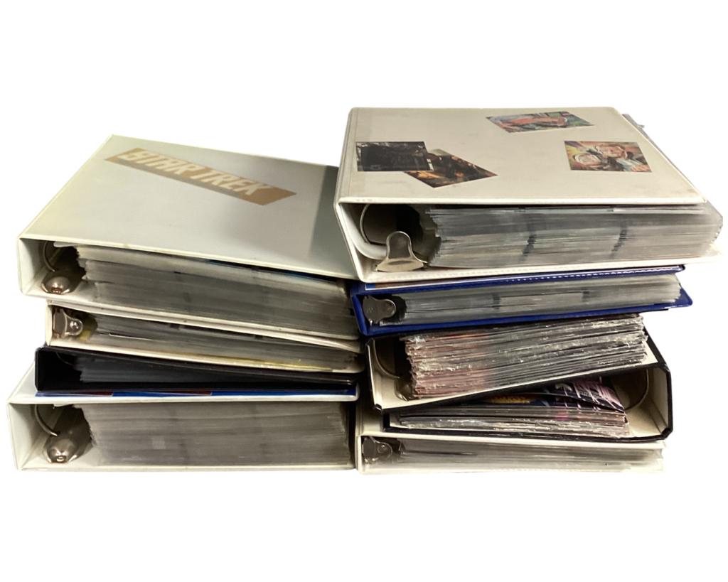 9 Binders Full of Vintage Star Trek Trading Cards (1 of 10)