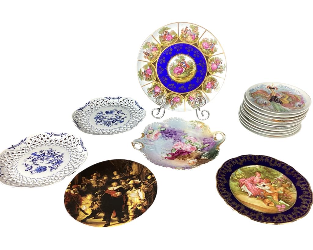 Antique & Vintage Porcelain Plates- Limoges, Bavar (1 of 12)