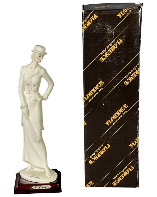 Giuseppe Armani " Horsewoman/ Lady Rider" Figurine: Giuseppe Armani "Horsewoman/ Lady Rider" 0420F Figurine from My Fair Ladies Collection". 9 3/4" tall. Mint/ Near Mint with Original Box.