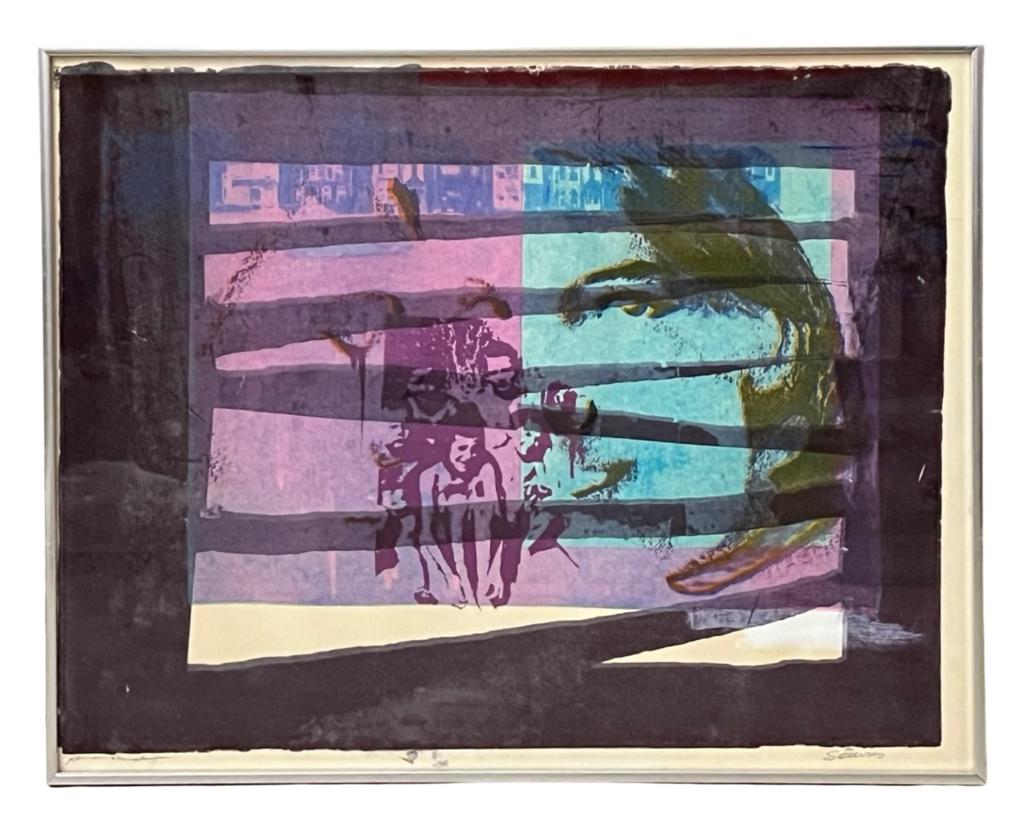 S. Davis- Mid Century Hand Signed LE Lithograph (1 of 4)