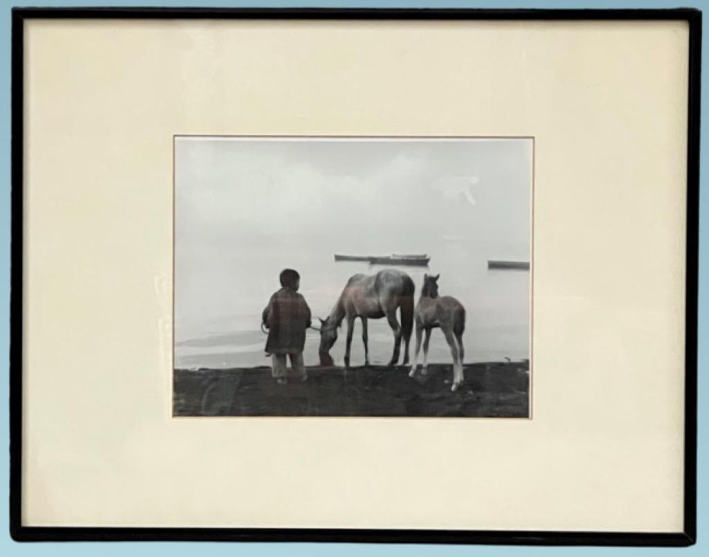 Manuel Carrillo- Mi Querido M- Signed Photograph: Manuel Carrillo (1906-1989/ Venezuela). "Mi Querido Mexico" Hand Signed Gelatin Silver Print. Signe din ink on the image lower right corner. This image was used as cover image for "Manuel Carrillo: Mi