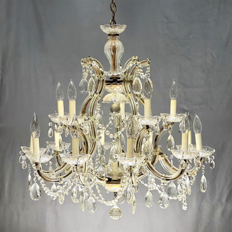 Maria Theresa 12 Lights Chandelier w/ Crystals (1 of 7)