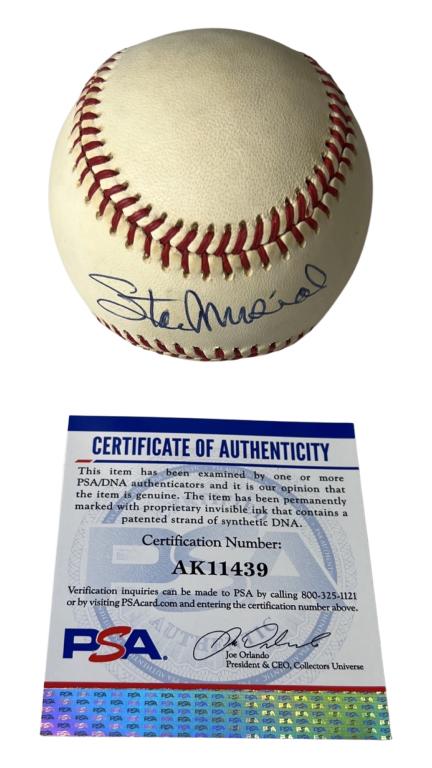 Stan Musial Signed/ Autographed Baseball- PSA Cert (1 of 4)