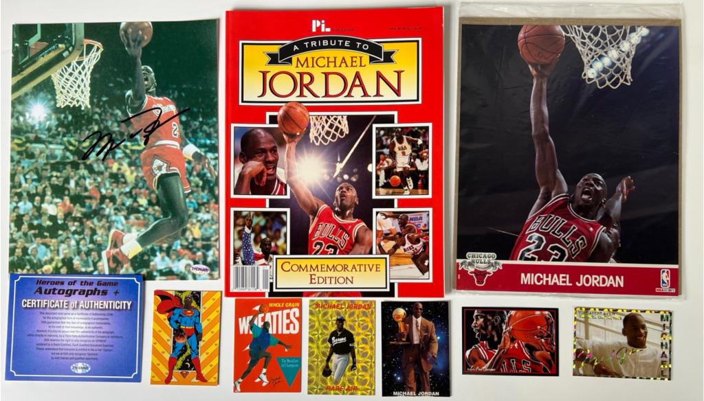 Michael Jordan Signed Photograph & Memorabilia (1 of 5)