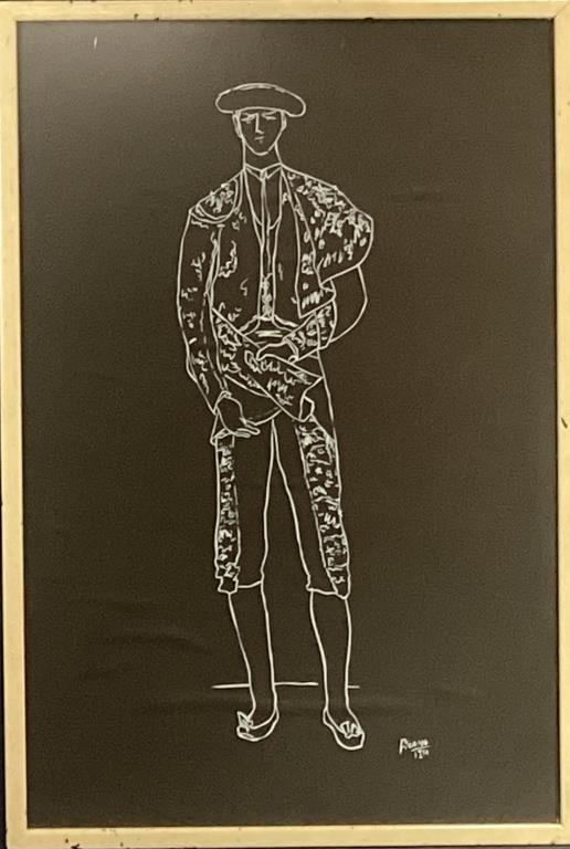 Pablo Picasso- "Matador" Original Silkscreen Print (1 of 3)