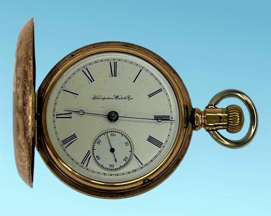 Antique Hampden Watch Co Pocket Watch (1 of 8)